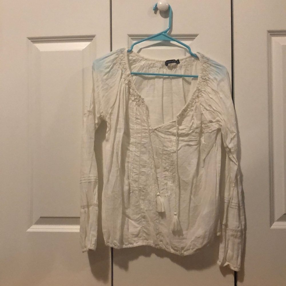White Abercrombie Blouse